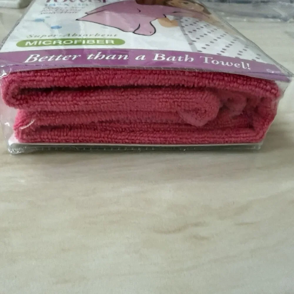 Turbie Twist Super-Absorbent Hair Towel Microfiber Pink 18